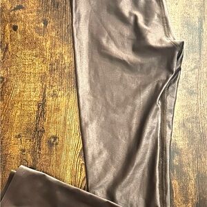 Noli Shiny Brown Leggings